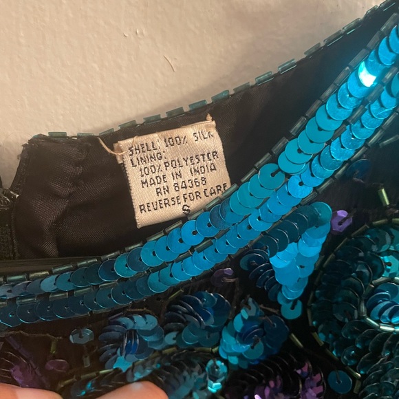 Lawrence Kazar Sequin Top - Picture 3 of 3